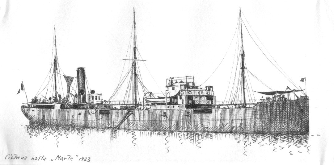 1923 - Cisterna nafta 'Marte'